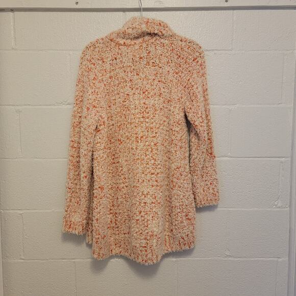Lou & Grey Pumpkin Spice Cardigan Sweater Cozycore Open Front Size S R365 - Picture 3 of 12